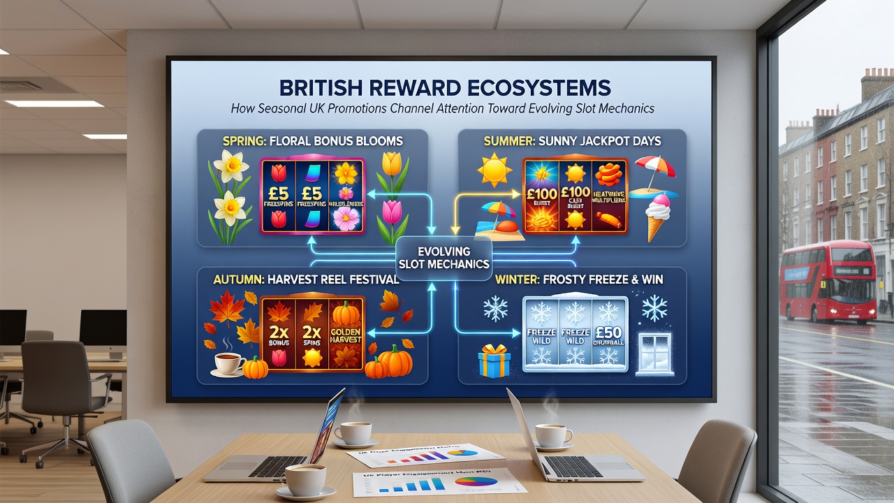 UK players engaging with advanced slot features promoted through seasonal reward systems