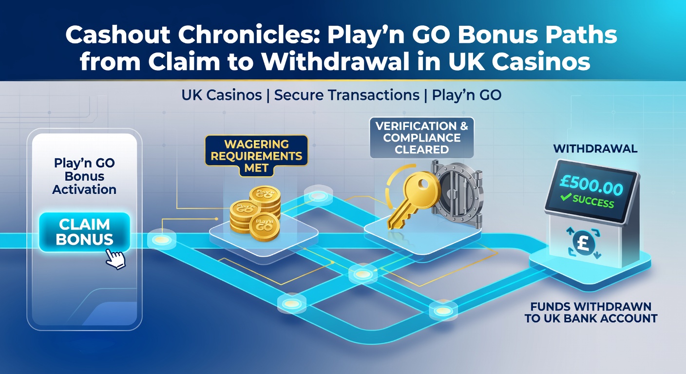 Player navigating Play'n GO bonus claim screen on a UK casino platform, highlighting promo code entry and terms preview
