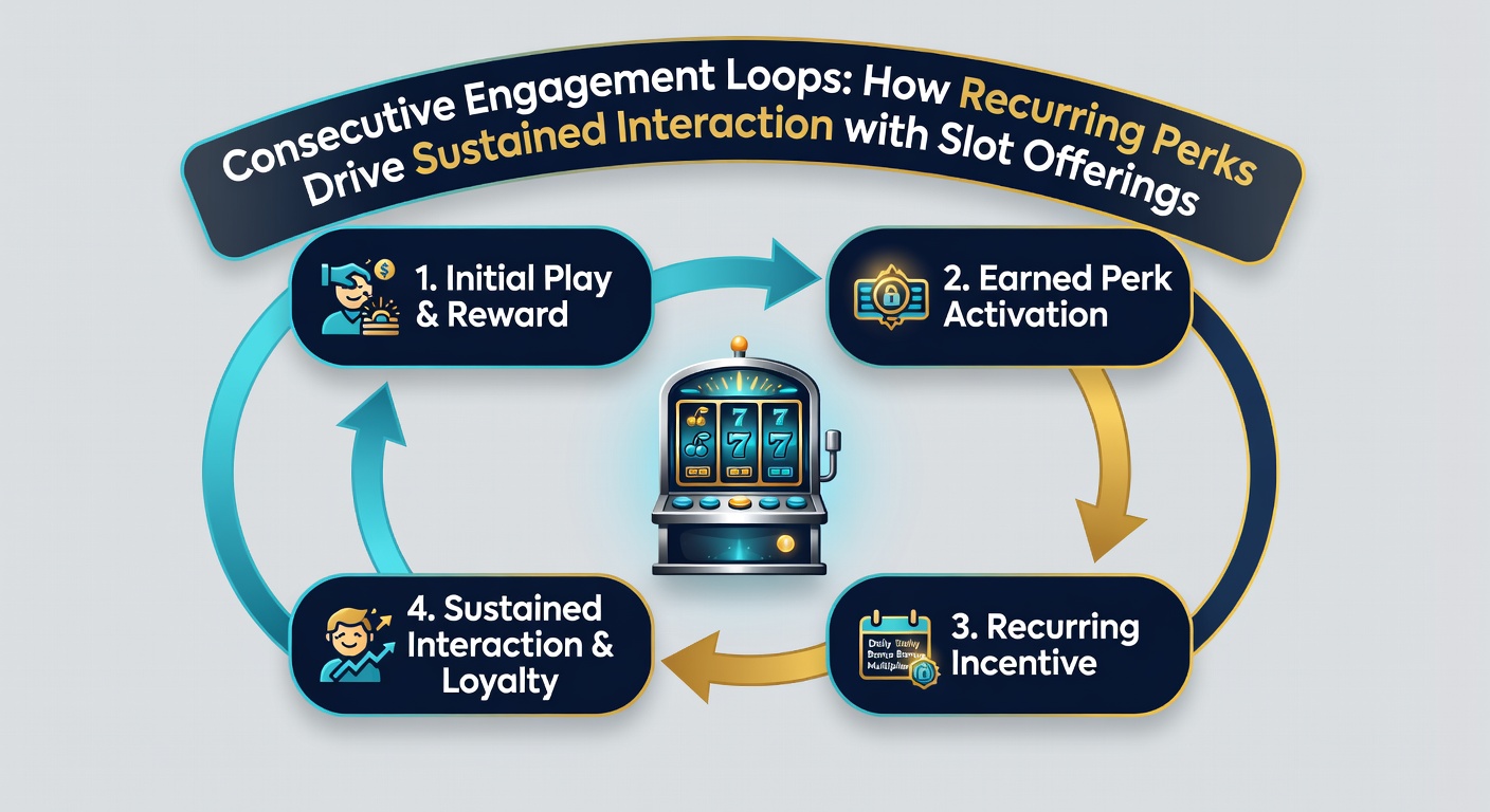 Analytics dashboard illustrating user retention trends driven by recurring slot perks on mobile platforms