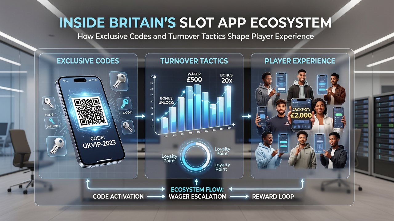 Detailed view of turnover tracking features and exclusive code redemption in slot apps