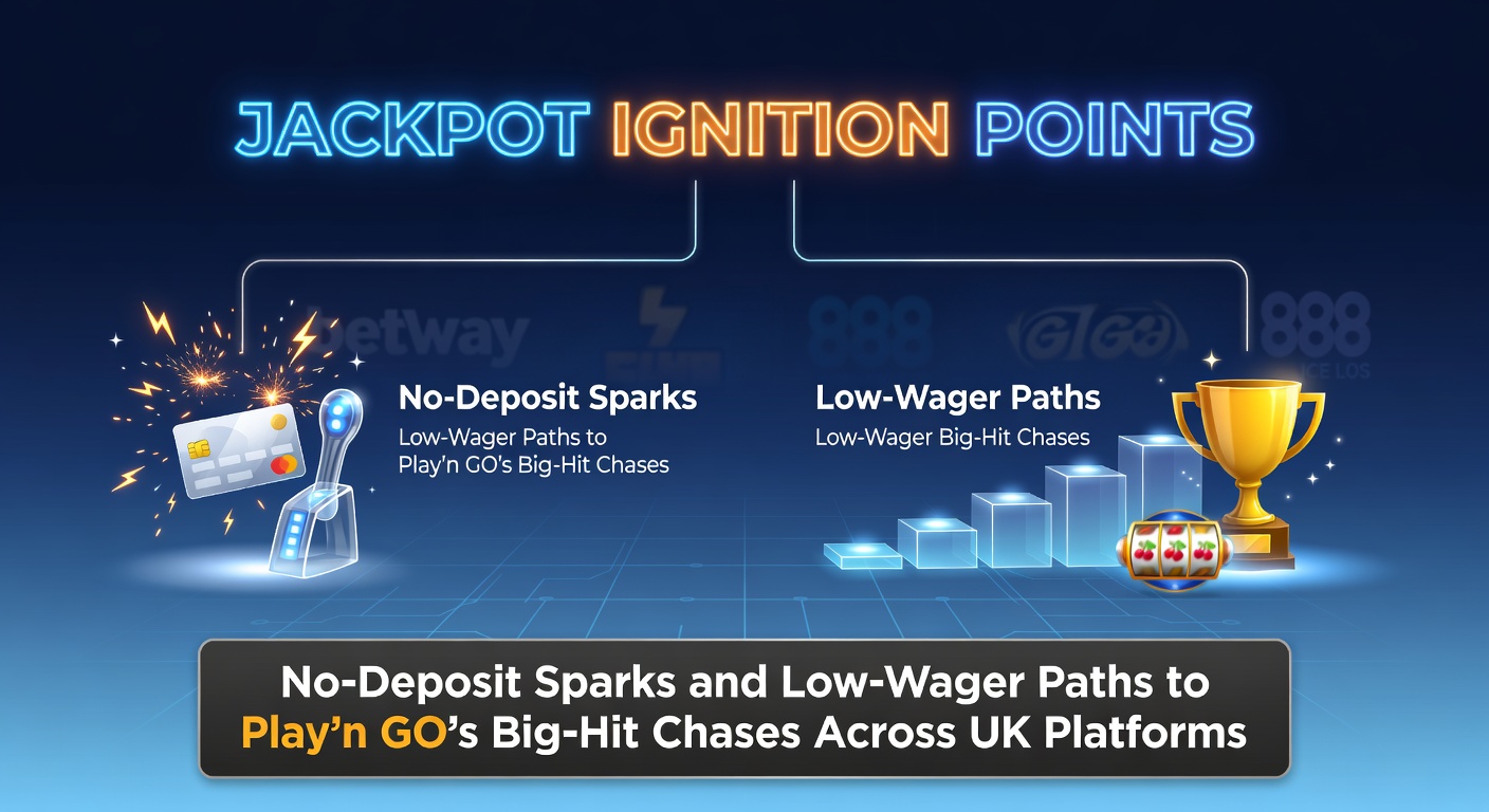 Vibrant graphic showing fiery ignition points exploding into Play'n GO jackpot symbols across a UK casino interface