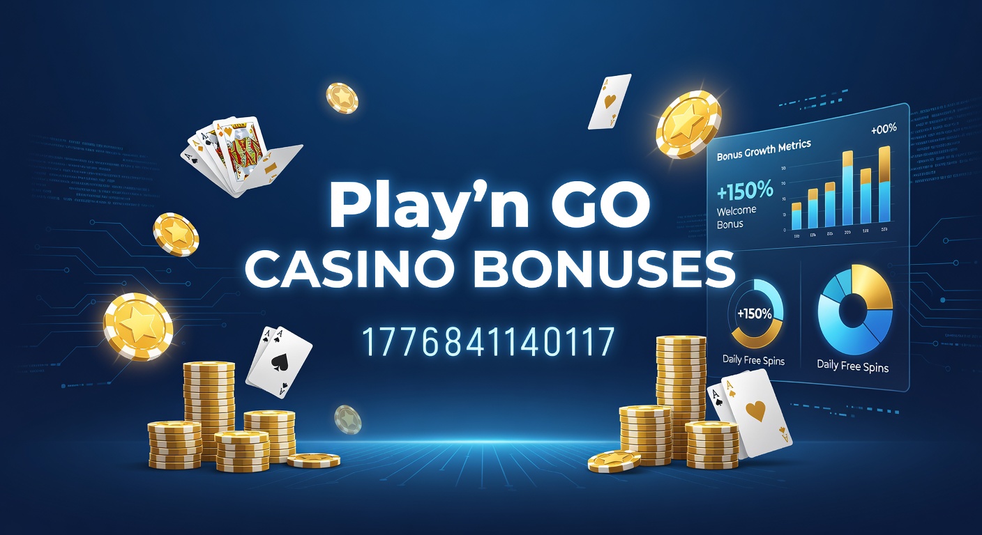 Vibrant illustration of Play'n GO slot reels cascading with bonus symbols and prize notifications