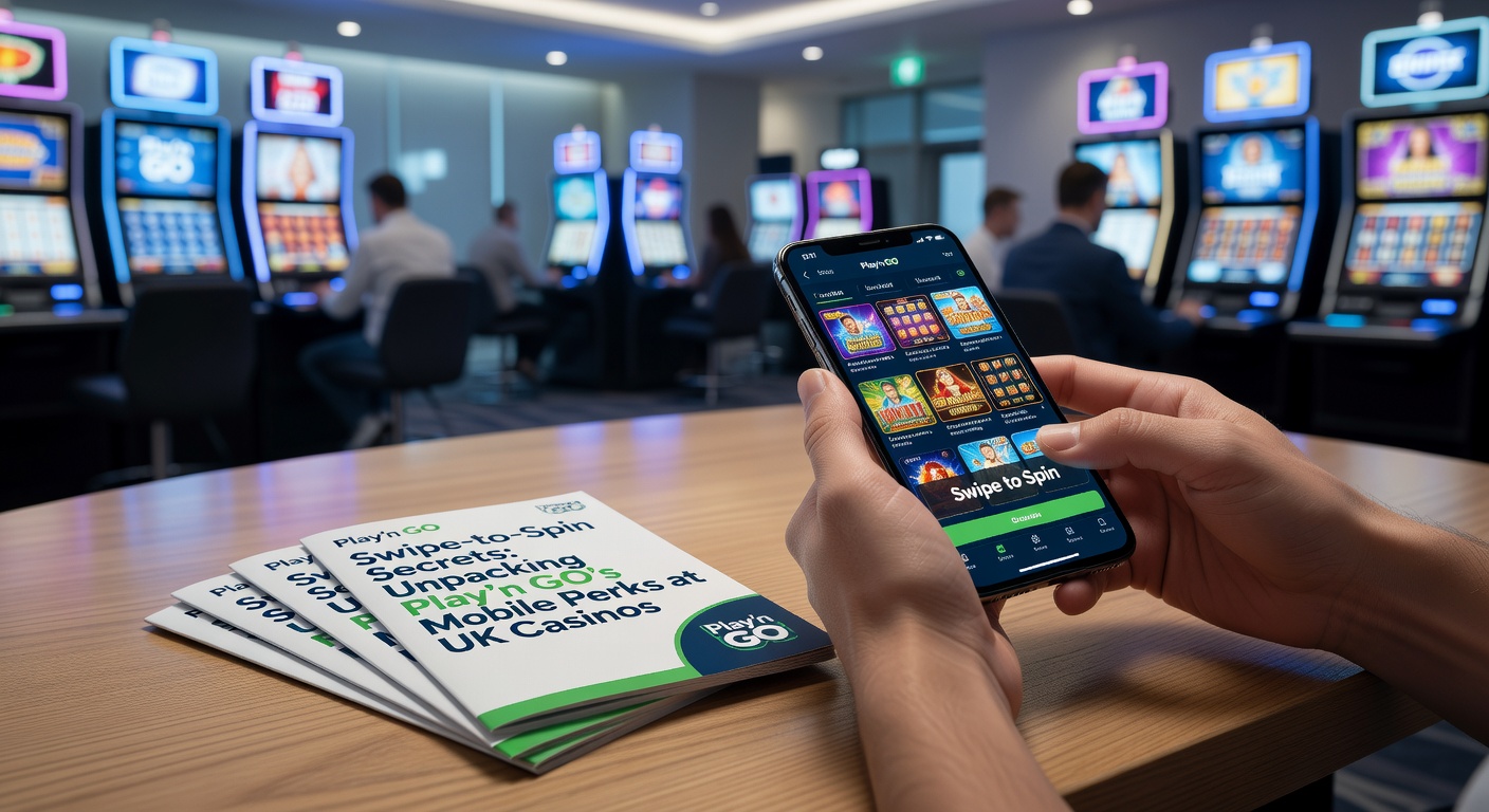 Close-up of fingers swiping on a smartphone screen in a Play'n GO slot, showcasing cascading symbols and mobile bonus activations in a UK casino interface