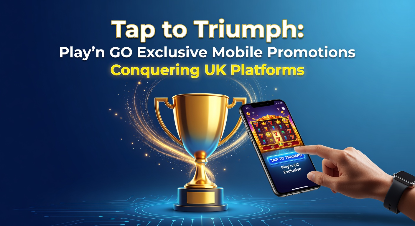 Vibrant mobile screen displaying Play'n GO slot promotions with tap-to-claim buttons on a UK casino app