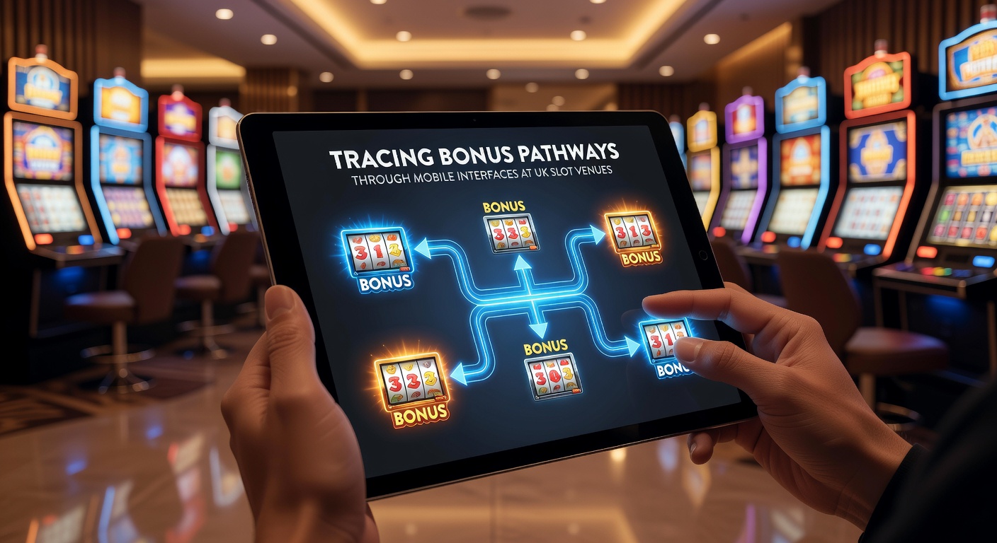 Mobile interface showing bonus tracking dashboard on a UK slot venue app