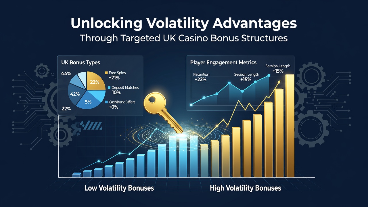 Chart illustrating bonus tiers matched to slot volatility levels across UK sites