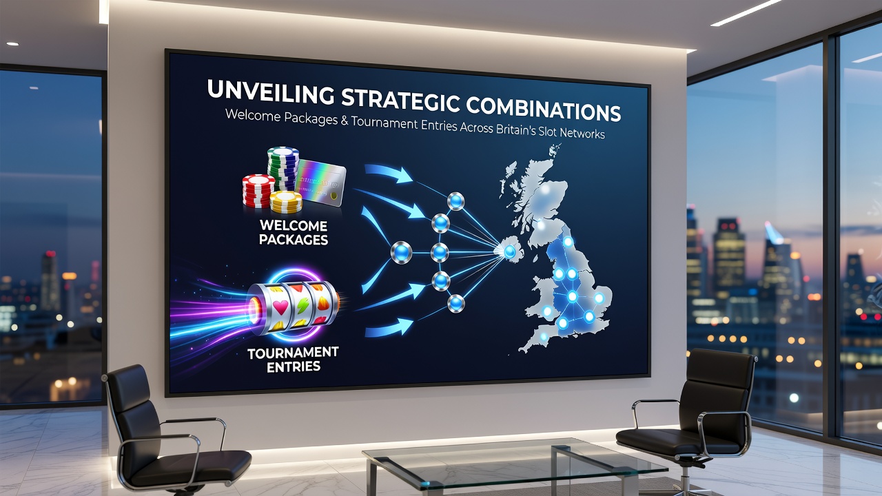 Strategic welcome packages and tournament entries displayed across British slot network interfaces